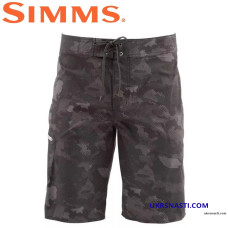 Шорты Simms Tumunu Board Short Print Hex Flo Camo Carbon